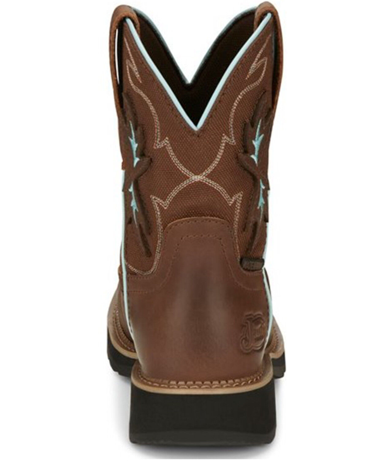 Image #5 - Justin Women's Chisel Waterproof Western Work Boots - Nano Composite Toe, , hi-res
