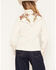 Image #4 - Scully Women's Rose Embroidered Long Sleeve Pearl Snap Western Shirt, Cream, hi-res