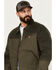 Image #2 - Dickies Men's Eisenhower Wax Coated Canvas Work Jacket , Moss Green, hi-res