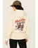 Image #1 - Troll Co Women's Can't Be Tamed Graphic Hoodie, Cream, hi-res