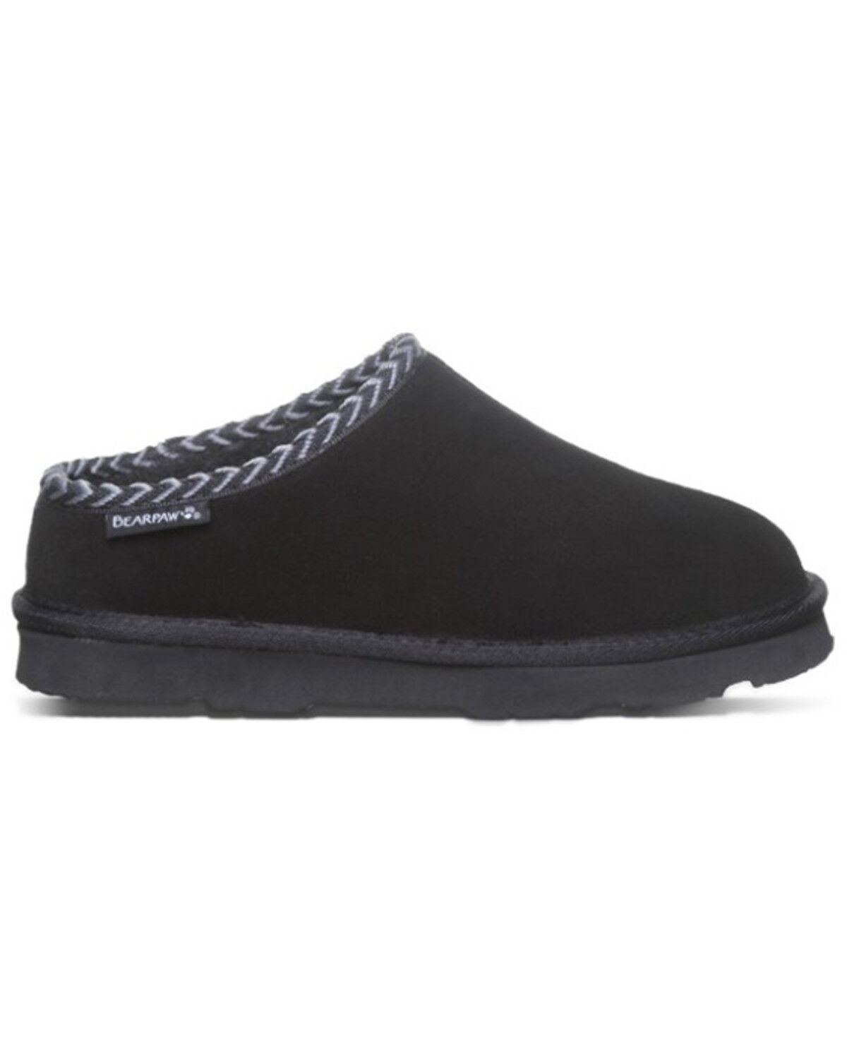 Image #2 - Bearpaw Women's Tabitha Slippers, Black, hi-res