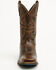 Image #4 - Roper Men's Monterey Vintage Vamp Performance Western Boots - Square Toe, Tan, hi-res
