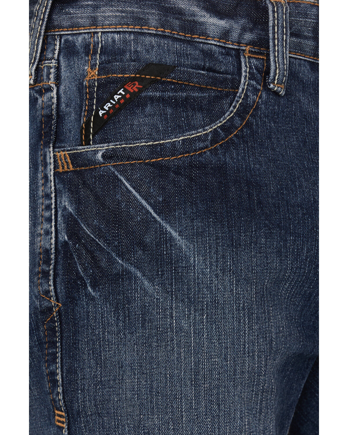 Image #2 - Ariat Men's FR M4 Medium Wash Relaxed Basic Bootcut Jeans, Denim, hi-res