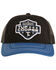 Image #1 - Tuf Copper Men's Black Authentic Logo Patch Mesh-Back Trucker Cap, Black, hi-res