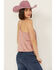 Image #4 - Rock & Roll Denim Women's Fringe Suede Sleeveless Tank Top, Tan, hi-res