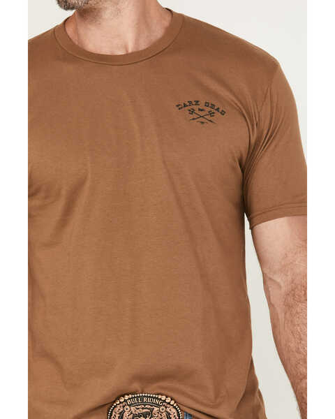 Image #2 - Dark Seas Men's Wanted Short Sleeve Graphic T-Shirt, Brown, hi-res