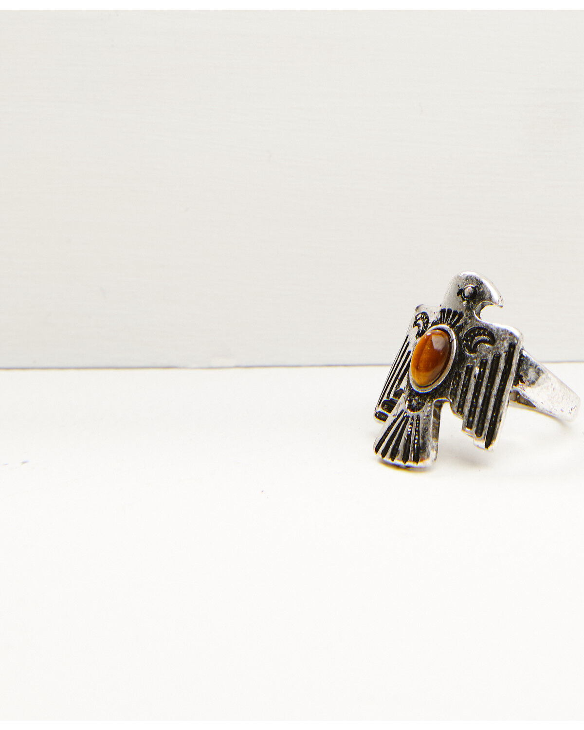 Image #3 - Shyanne Women's Bisbee Falls Thunderbird 5-Piece Ring Set, Silver, hi-res
