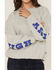 Image #3 - Ariat Women's Cowgirl Sweatshirt, Grey, hi-res