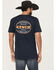 Image #1 - Cinch Men's Logo Short Sleeve Graphic T-Shirt, Navy, hi-res