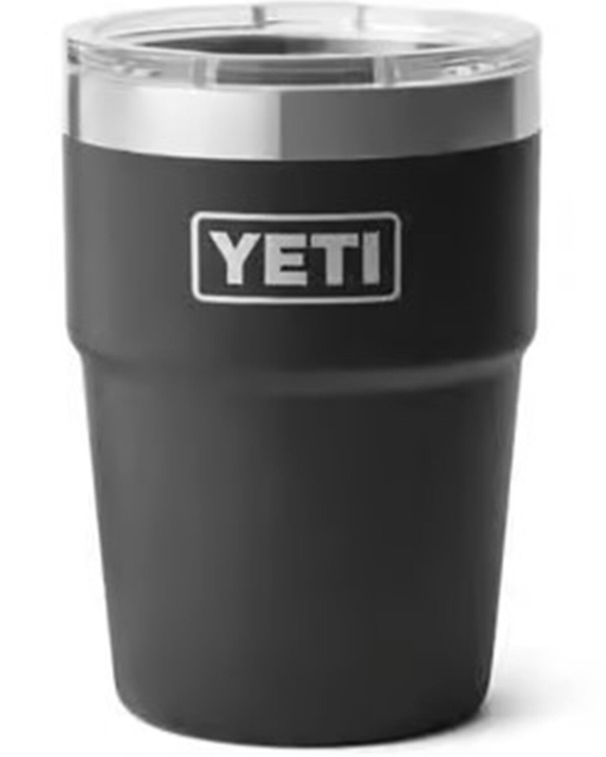 Image #1 - YETI Rambler® MagSlider Lid™ 16oz Stackable Tumbler, Black, hi-res