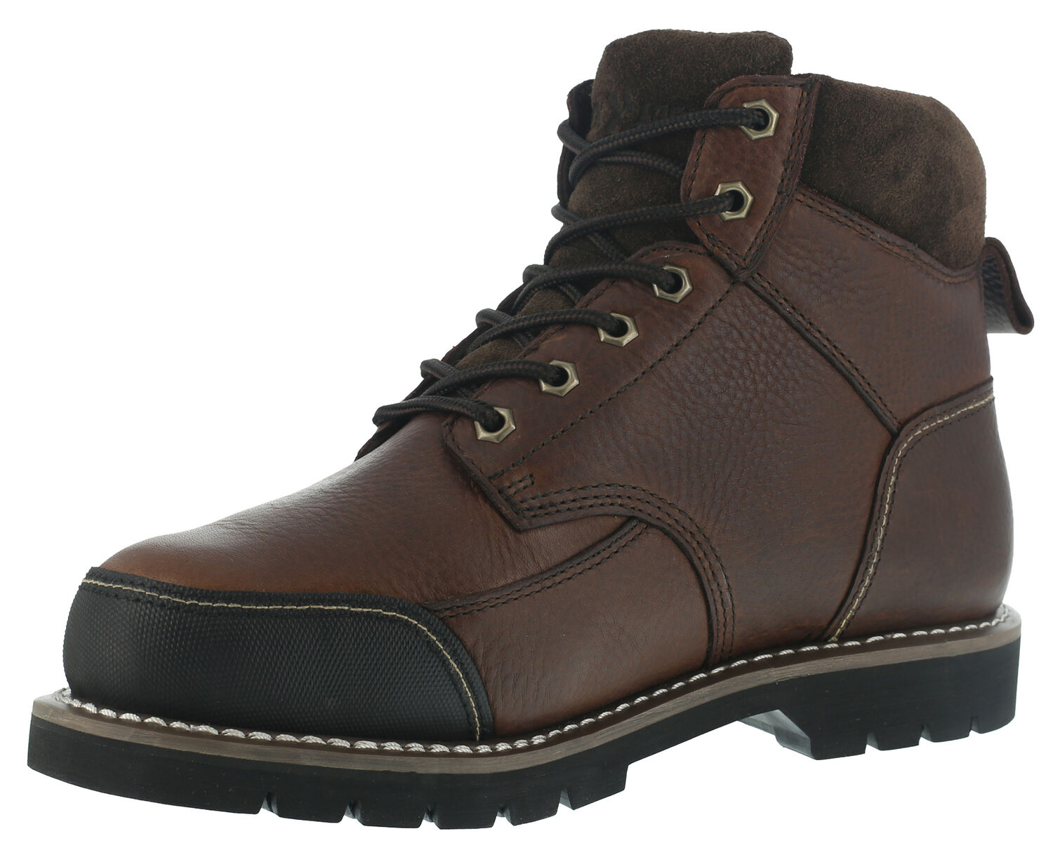 Image #2 - Iron Age Men's Dozer Met Guard Work Boots - Steel Toe, Brown, hi-res