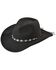 Outback Trading Co. Men's Silverton UPF50 Sun Protection Crushable Hat, Black, hi-res
