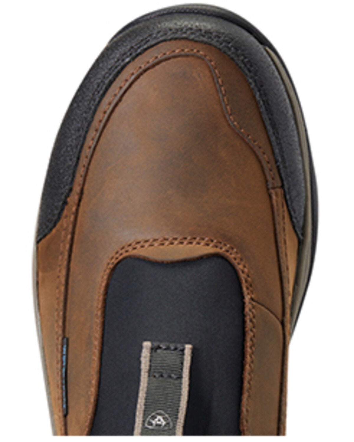 Image #4 - Ariat Men's Terrain Ease Waterproof Distressed Endurance Shoes, Brown, hi-res