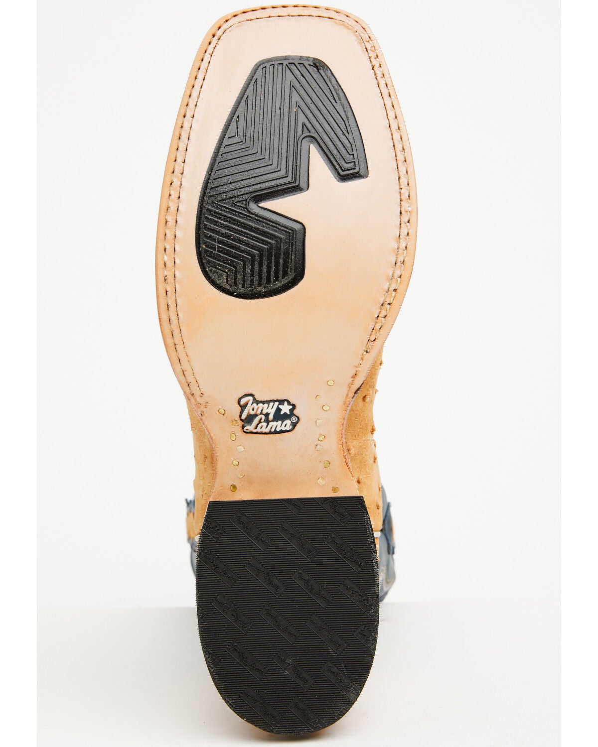 Image #7 - Tony Lama Men's Boot Barn Exclusive Heritage Carlos Exotic Sueded Ostrich Western Boots - Broad Square Toe, Brown, hi-res