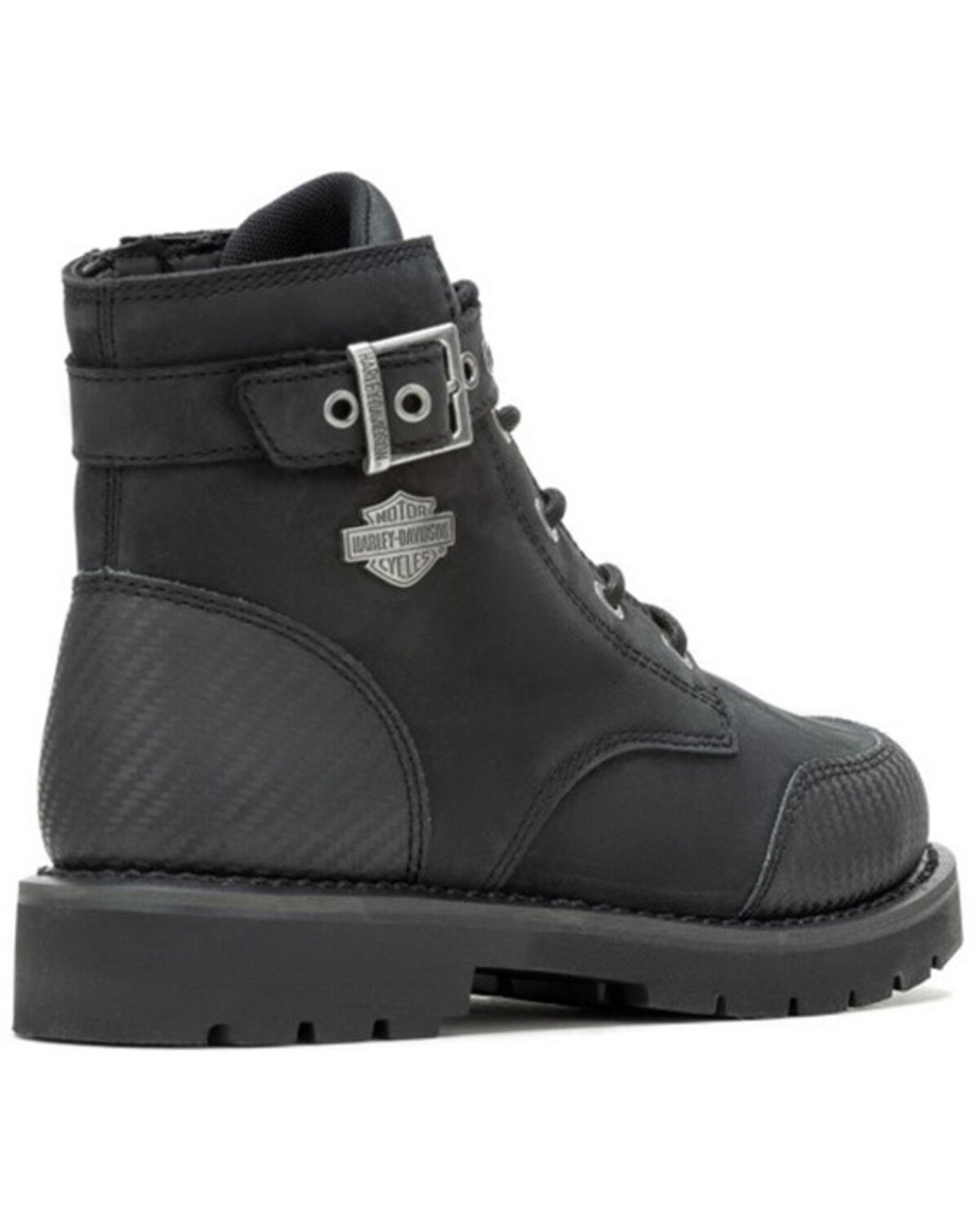 Image #2 - Harley Davidson Men's Westmont 5" Lace-Up Causal Boots - Round Toe, Black, hi-res