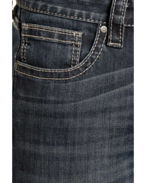 Image #5 - Rock & Roll Denim Men's Small "V" Reflex Revolver Slim Straight Jeans , Indigo, hi-res