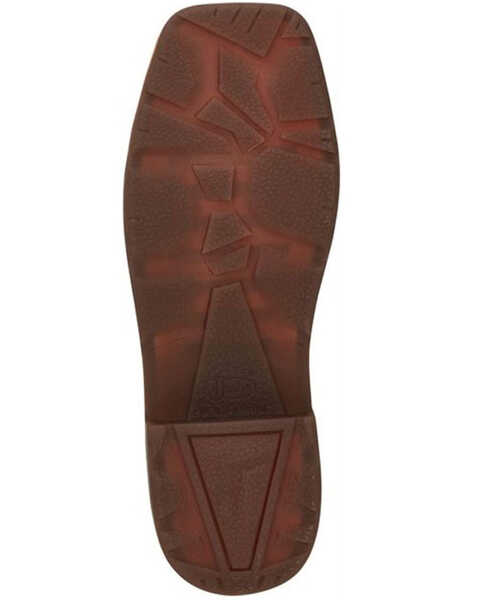 Image #7 - Justin Men's Resistor Western Work Boots - Composite Toe, Brown, hi-res