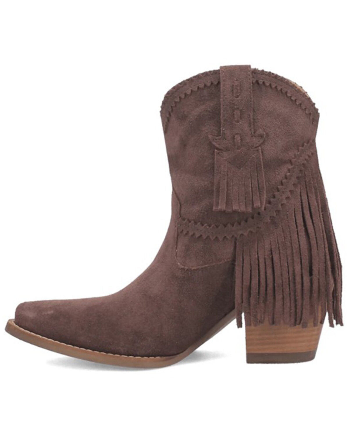 Image #3 - Dingo Women's Fandango Fringe Western Booties - Snip Toe, , hi-res