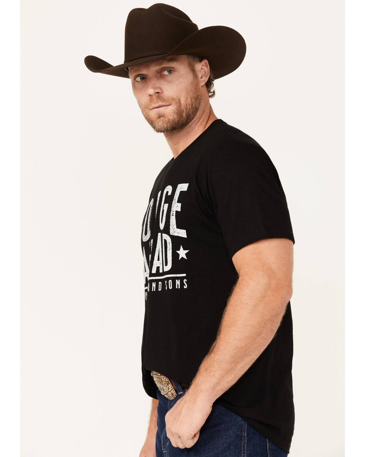 Image #2 - Brothers and Sons Men's Forge Ahead Short Sleeve Graphic T-Shirt, Black, hi-res