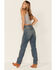 Image #3 - Free People Women's Light Wash High Rise The Lasso Jeans, Blue, hi-res