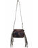 Image #2 - Ranch Junkie Women's Highlands Cowhide Leather Crossbody, Chocolate, hi-res