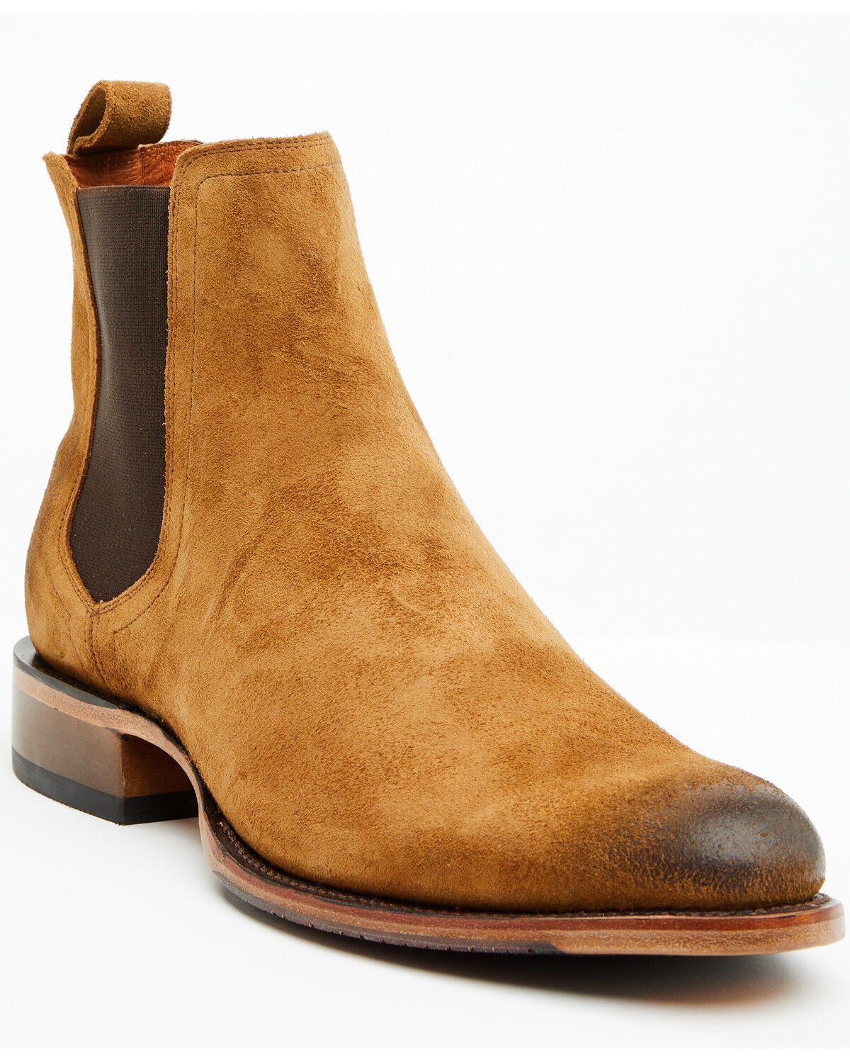 Cody James Black 1978&reg; Men's Franklin Chelsea Ankle Boots - Round Toe, Tan, hi-res
