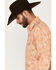 Image #2 - Ely Walker Men's Paisley Print Long Sleeve Pearl Snap Western Shirt, Gold, hi-res