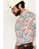 Image #2 - Ariat Men's Dillan Hawaiian Floral Print Short Sleeve Button-Down Western Shirt, Red, hi-res