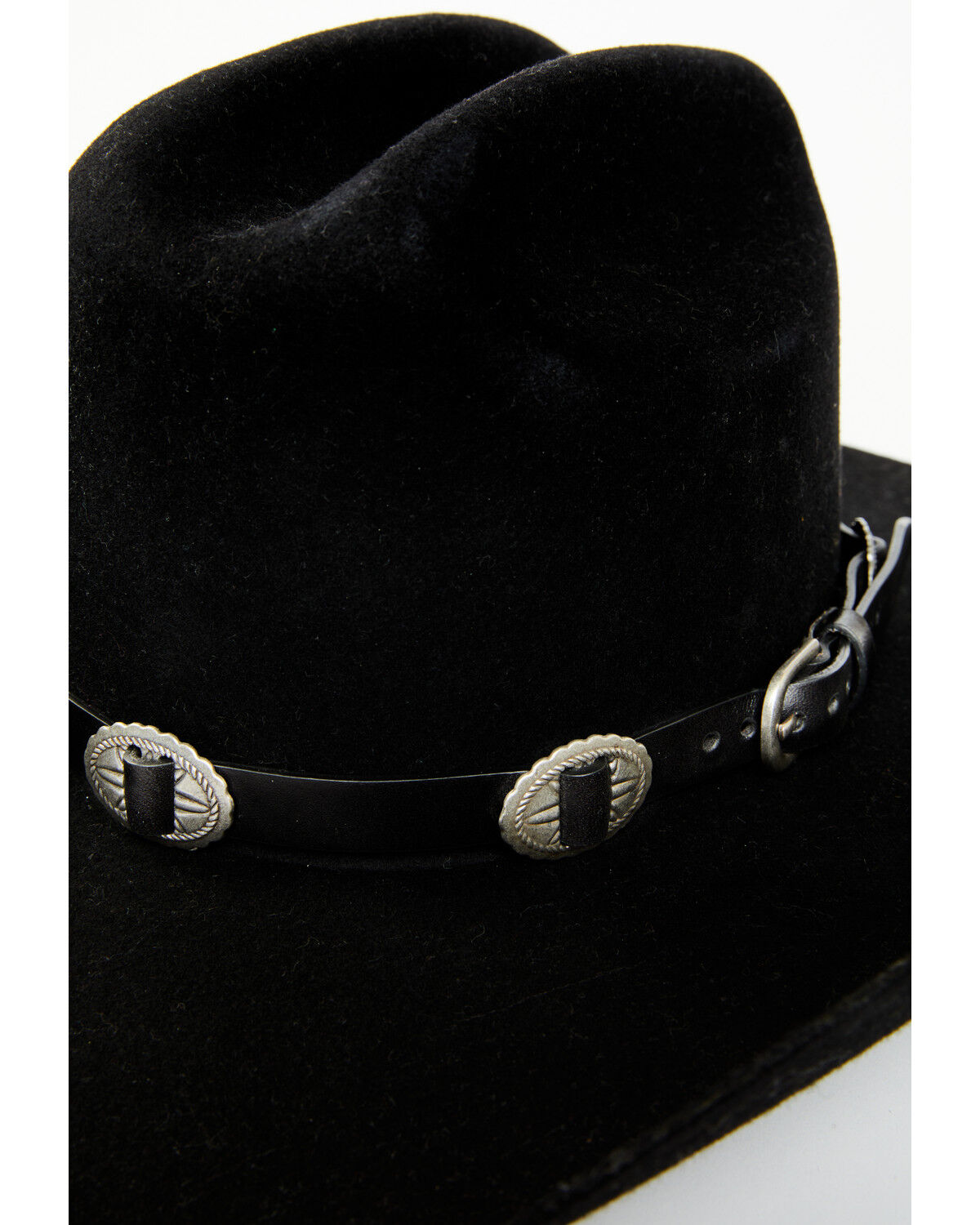 Image #1 - Shyanne Women's Concho Hat Band, Black, hi-res