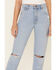Rolla's Women's High Rise Original Straight Leg Jeans, Blue, hi-res