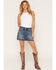 Image #1 - Levi's Women's Medium Wash Icon Denim Mini Skirt, Medium Wash, hi-res