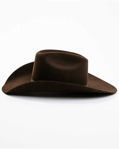 Serratelli Men's 4X Fur Felt Cattleman Western Hat, Cream, hi-res