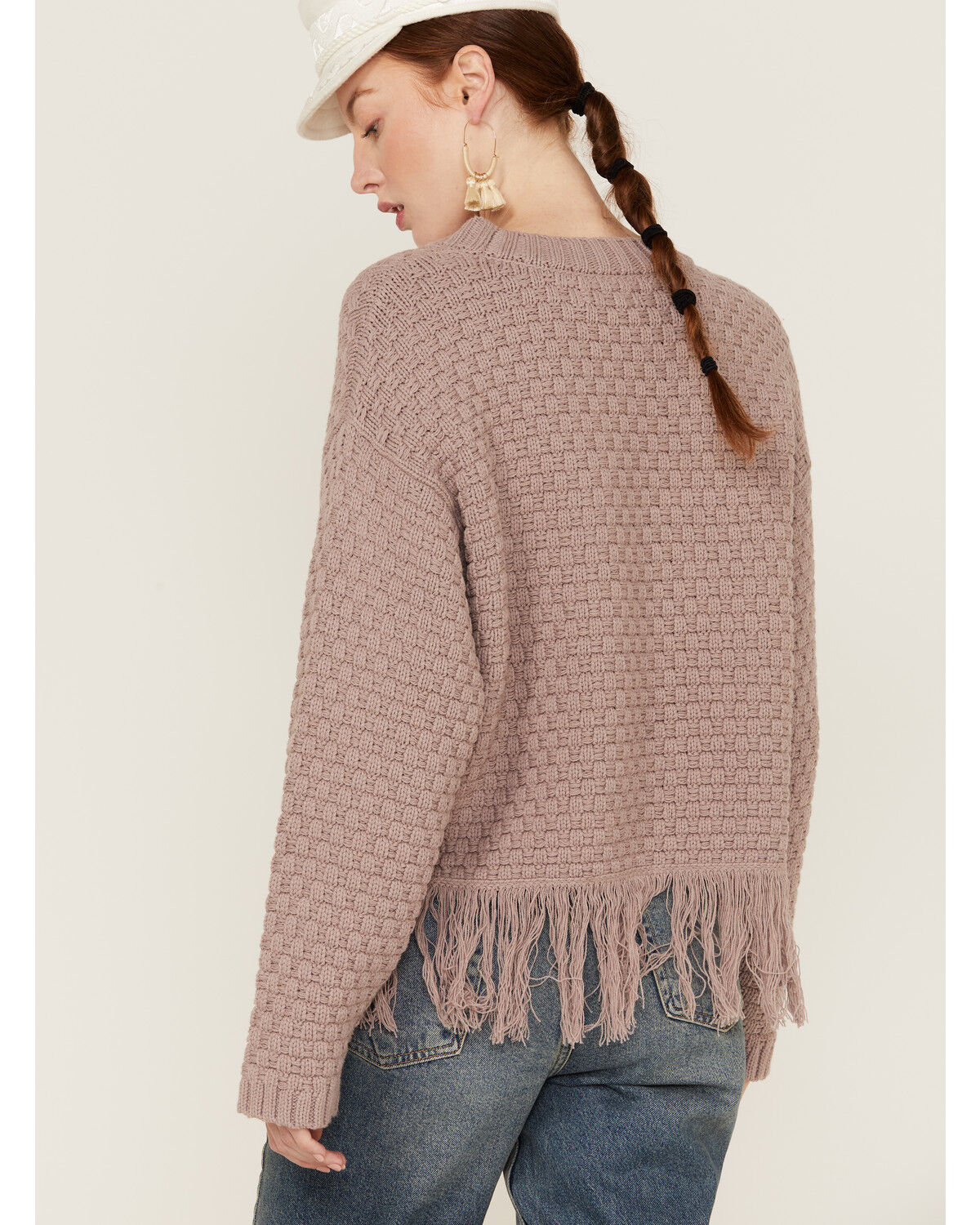 mauve pullover
