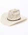 Image #1 - Cody James Twist Cord 15X Bangora Straw Cowboy Hat, Natural, hi-res