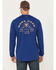 Image #1 - Ariat Men's Rebar Heat Fighter Work Hard Long Sleeve Pocket Work Shirt, Medium Blue, hi-res