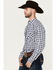 Image #2 - Ariat Men's Ezra Plaid Print Long Sleeve Pearl Snap Performance Western Shirt, Dark Grey, hi-res