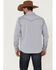 Image #4 - Moonshine Spirit Men's Jail Break Plaid Long Sleeve Snap Western Shirt , Navy, hi-res