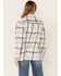Image #3 - Cleo + Wolf Women's Plaid Print Shacket, Ivory, hi-res