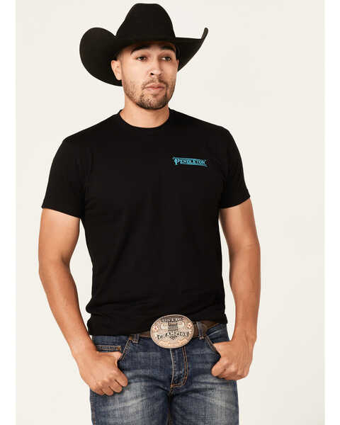 Pendleton Men's Tuscon Bison Graphic T-Shirt, Black, hi-res