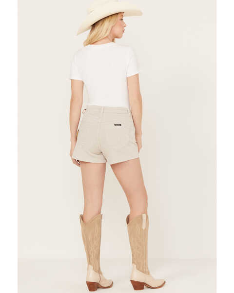 Image #3 - Rolla's Women's High Rise Corduroy Duster Shorts, Off White, hi-res