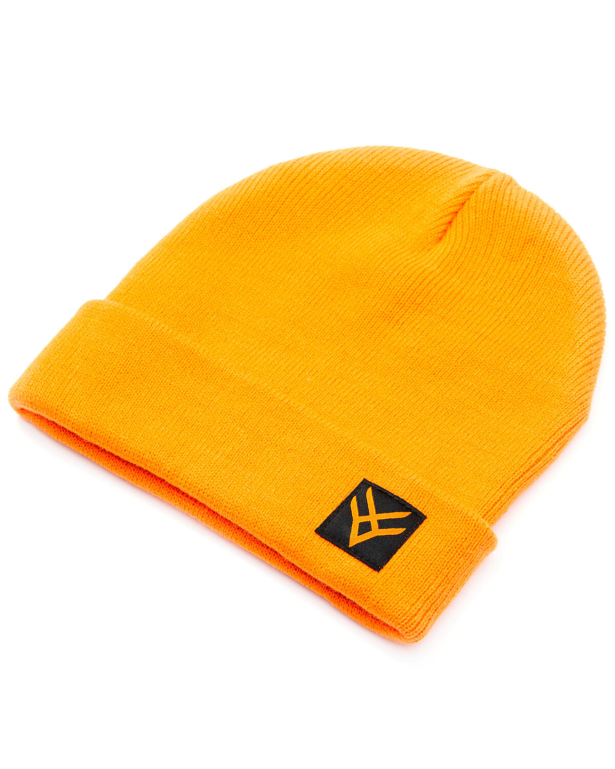 Image #1 - Hawx®  Orangeade Corner Logo Knit Beanie, Orange, hi-res