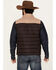 Image #4 - Hooey Men's Colorblock Packable Puffer Vest, Brown, hi-res