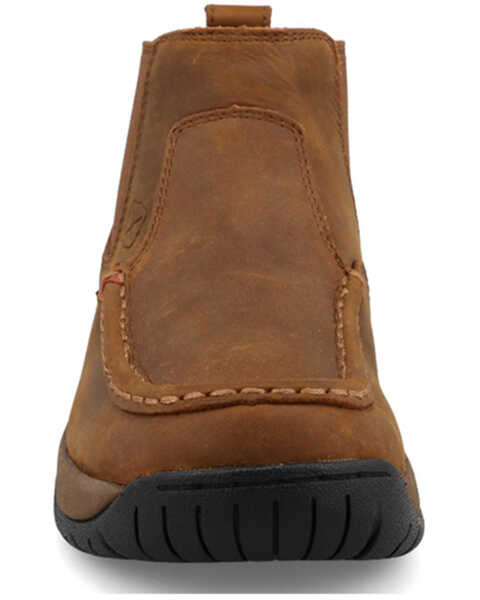 Image #3 - Twisted X Women's 4" All Around Chelsea Work Boot - Soft Toe , Brown, hi-res