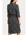 Image #2 - Roper Women's Southwestern Print Long Sleeve Midi Dress, Black, hi-res
