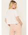 Image #4 - Wrangler Women's Cropped Short Sleeve Logo Graphic Tee, White, hi-res