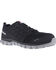 Image #1 - Reebok Men's Mesh Athletic Oxfords - Alloy Toe, Black, hi-res