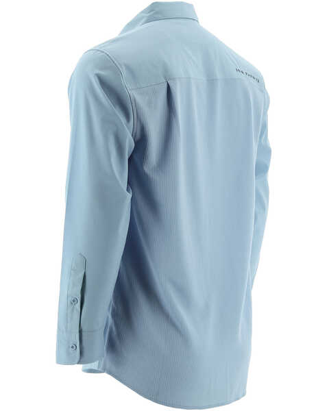Image #2 - Huk Performance Fishing Men's Phenom Long Sleeve Shirt , Light Blue, hi-res