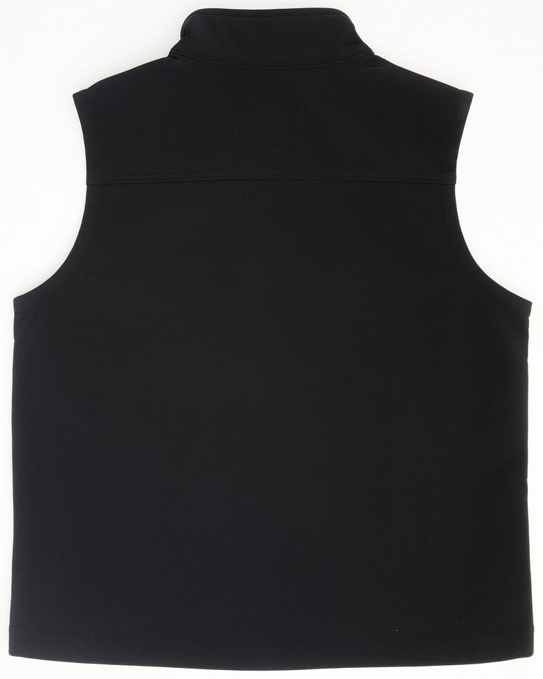 Cody James Boys' Black Wrightwood Bonded Softshell Vest , Black, hi-res
