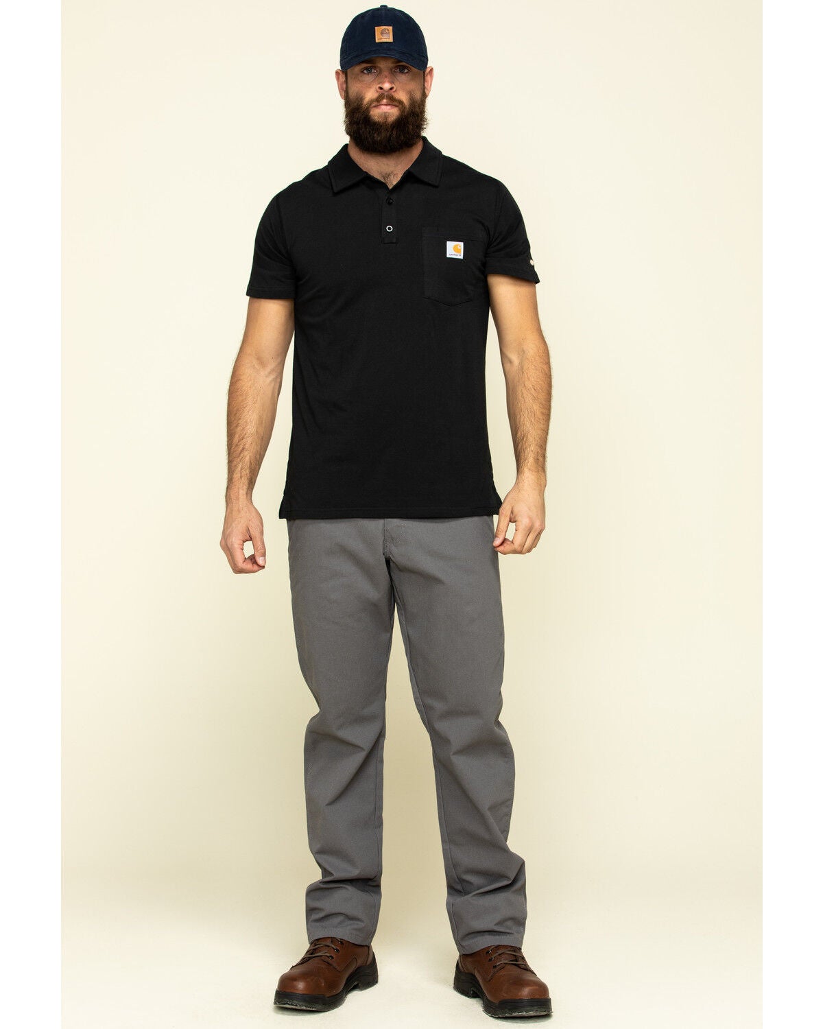 black work polo
