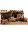 Image #2 - HiEnd Accents Barbed Wire Embroidery Bed In A Bag Set - Twin Size, Dark Brown, hi-res